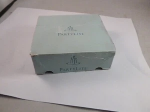 NEW 1 Set PartyLite P7009 Seacrest Hurricane Lamp Shade Risers Solid Brass Scall - Picture 1 of 4