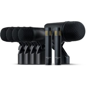 Ensemble complet de microphones de batterie 7 microphones PreSonus DM-7 pour enregistrement et son en direct