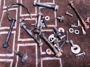 1989 Honda Cr80r Cr80 misc chassis frame hardware mounts bolts OEM - Picture 1 of 4