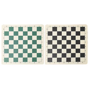 Tournament Chess Set Soft Foldable Portable Leather Chess Game Board *NEW* - Foto 1 di 14