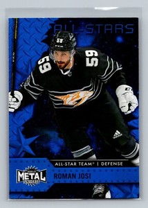 2020-21 Metal Universe BLUE Roman Josi #181 - Nashville Preditors