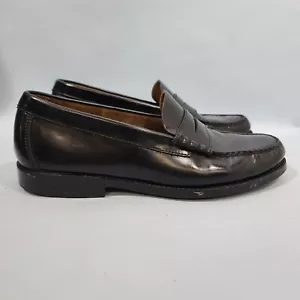 Bass Walton Black Penny Loafers Men's Leather Dress Shoes 11M 2005 - Picture 1 of 10