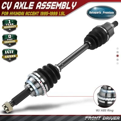 Conjunto de eje CV para conductor delantero izquierdo Hyundai Accent 1995-1999 1,5 L 4950722B00 Foto 1 de 4