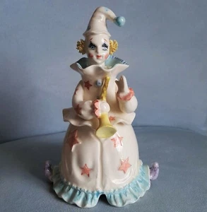 Geo Z Lefton Porcelana Musical Payaso Muñeca Espagueti Estatuilla Cabaret Caja de Música - Imagen 1 de 6