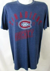 Montreal Canadiens Men Large Screened "CANADIENS HOCKEY" T-shirt AMLC 38 - Picture 1 of 6