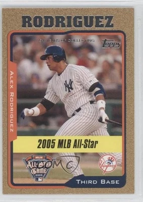 2005 Topps Update All-Star Gold /2005 Alex Rodriguez #UH176 - Image 1 of 2