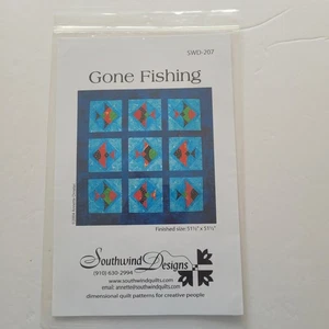 Gone Fishing Quilting Pattern Southwind Designs SWD-207 - Picture 1 of 2