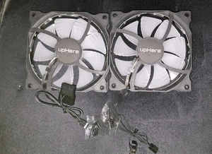 UPHERE 2X LÜFTER 120MM FARBE GRÜN NEU TOP IN OVP!! - Bild 1 von 3