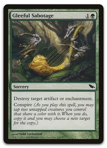 Gleeful Sabotage #116 (NM) Shadowmoor SHM Magic MTG - Picture 1 of 2