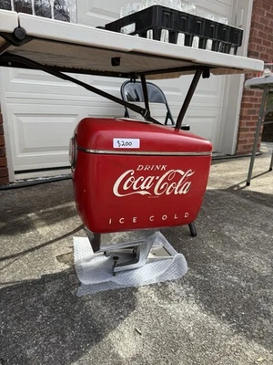 Dispensador de fuente de soda Coca-Cola vintage Foto 1 de 3