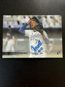 2021 Topps Stadium Club Carlos Hernandez #SCBA-CH RC Auto Kansas City Royals - Picture 1 of 2