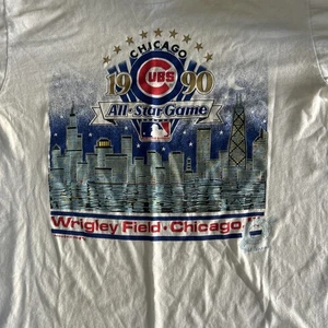 Vintage Chicago Cubs MLB All Star Game Wrigley Field Limited Sz XL OG! Worn 1990 - Picture 1 of 24