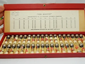 Bestfit Assortment No 3A Yellow GF Antique Pocket watch crowns 6S-18S full - Picture 1 of 17