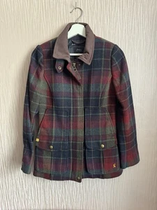 Joules Fieldcoat Tweed Jacket, Red Tweed Size 8 Mint Condition - Picture 1 of 5