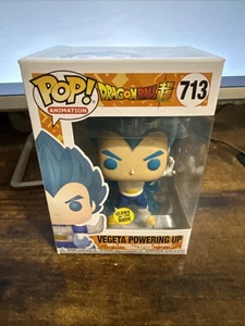 Funko Pop! Vinyl: Dragon Ball Vegeta Powering Up #713 Glows in the Dark Special - Picture 1 of 7