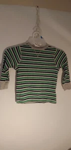VERY NICE - Boys J Khaki Shirt STRIPED ( LONG SLEEVE ) SIZE 5 - Picture 1 of 3