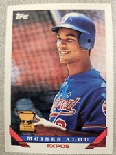 1993 Topps Moises Alou All Star Rookie Baseball Card #123 Montreal Expos