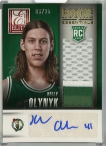 2013-14 Panini Elite Kelly Olynyk Rookie Essentials Auto /25 Jerseys Prime RC - Picture 1 of 1