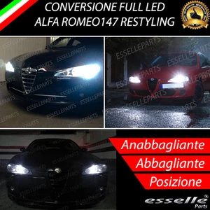 CONVERSIONE FARI FULL LED ALFA 147 RESTYLING 6000K LED CANBUS ALTA LUMINOSITA' - Foto 1 di 1
