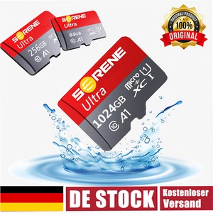 Universal Micro SD Card 256GB 512GB 1TB Class10 SDXC Memory Card with Adapter