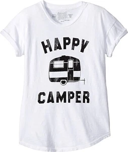 The Original Retro Brand Kids 237976 Girls Cotton T-Shirt White Size Small Youth - Picture 1 of 2