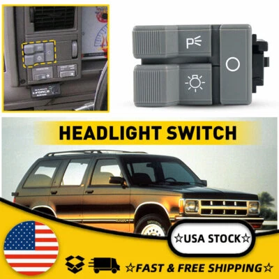 Interruptor basculante de luz de estacionamiento de faros para Chevy GMC C1500 C2500 C3500 1990-1994 Foto 1 de 4