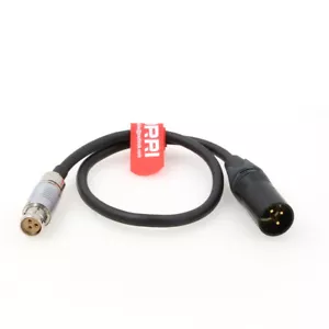 24 V Fischer 3 pines hembra a XLR 3 pines macho cable de alimentación para Phantom Flex 4K - Imagen 1 de 4