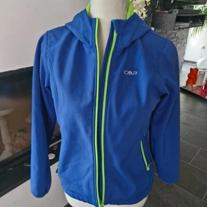CMP Übergangsjacke leichte Jacke Softshelljacke blau/grün UNISEX Gr. 146/152 - Bild 1 von 7