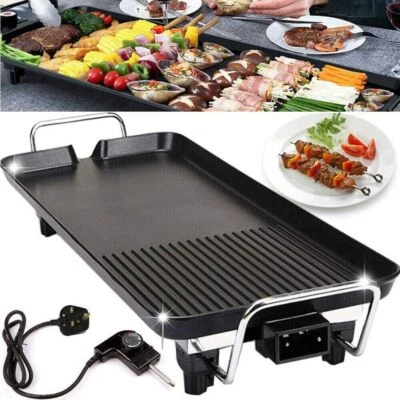 Elektrische Teppanyaki Tischplatte Grill Bratpfanne Grillplatte Tischgrill DHL - Bild 1 von 4