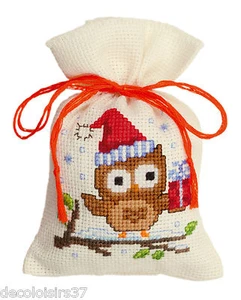 Vervaco 0147603 Pack Owl Embroidery Kit Counted - Imagen 1 de 1
