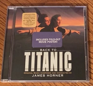 ORIGINAL SOUNDTRACK "BACK TO TITANIC" RARE ORIGINAL 1998 USA CD ALBUM - Picture 1 of 1