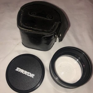 Zykkor Aux. Telephoto Lens Auto Focus Range 6 Ft. To Infinity w/Case Vtg Japan - Picture 1 of 12