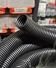 Corrugated Flexible Wire Loom Conduit - 1 in ID x 10 ft - Black - by WVE