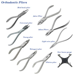 Dental Orthodontic Plier Adam Young Weingart Universal Adrer O'Brien Pliers Set - Picture 1 of 10