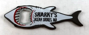 Vintage SHARKY'S Ocean Shores, WA ~ Great White Shark Bottle Opener - Picture 1 of 4
