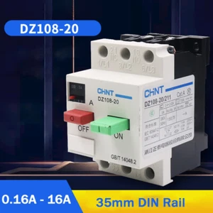 DZ108-20 3VE1 0.16A - 16A 3 Pole Moulded Case Circuit Breakers AC Motor Starter - Bild 1 von 17