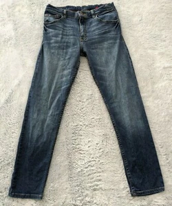 Wranglers Size 16 Regular Boys Blue Denim Skinny Jeans 27.5" Inseam Med Wash EUC - Picture 1 of 9