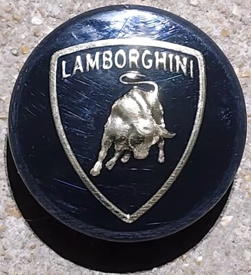 Tampa de cubo central original do fabricante Lamborghini Huracan Aventador LP770 #0A 470601259C - Imagem 1 de 4