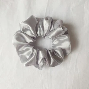 DIY Girls Large Size Smooth Satin Headdress Hair Rope Scrunchies Hair Ring Ti 。 - Picture 1 of 30
