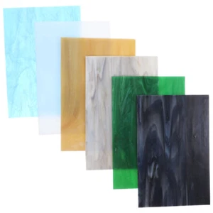 24 Sheets Stained Glass Variety Pack - DIY Mosaic Art Supplies (Colorful) - Picture 1 of 12