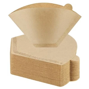 200 Count Coffee Filter #2, 2 Cone Coffee Filters Unbleached Natural 2 Cone F... - Picture 1 of 6