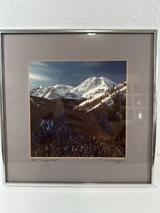 Mt Timpanogos Fotodruck 1/10 Tom Dietrich 1998 gerahmt 12" signiert Utah - Bild 1 von 5