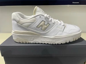 New Balance 550 White & Beige Brand New In Original Box Size US 8 Ladies - Picture 1 of 7
