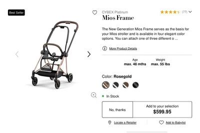 Cuadro CYBEX PlatinumMios Foto 1 de 3