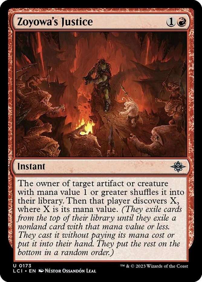 x1 Zoyowa's Justice - Lost Caverns of Ixalan - NM - MTG - Image 1 of 1
