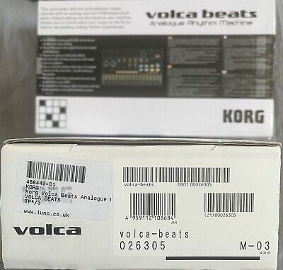 KORG Volca Beats Drum Machine including manual, lead and Batteries NEW All Incl