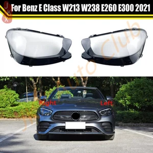 For Mercedes W213/W238 E 2021-2022 Headlamp Clear Lens Shell Cover & Glue Lh+RH - Bild 1 von 12