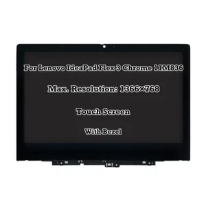For Lenovo Flex 3 Chrome 11M836 5D10S39706 HD LCD Touch Display w/Bezel Original - Picture 1 of 6