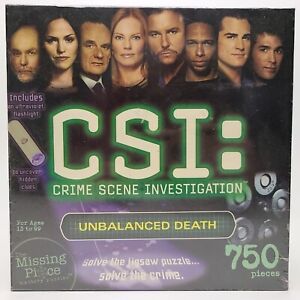 CSI: Crime Scene Investigation "Unbalanced Death" 750-Piece Puzzle SEALED