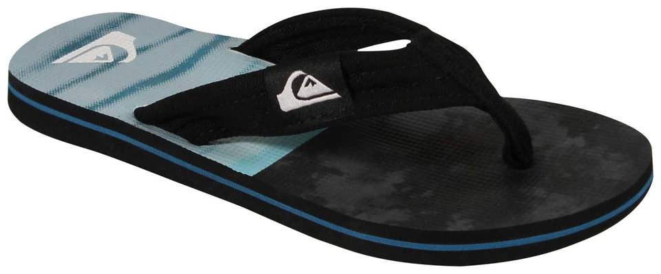 Sandalia Quiksilver Molokai Layback para niño - Negra 4 - Nueva Foto 1 de 1